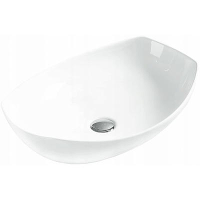 Gianna Countertop Washbasin - White - Bathroom Store Ireland