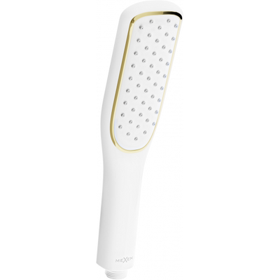 R-49 1-Function Hand Shower - White/Gold - Bathroom Store Ireland