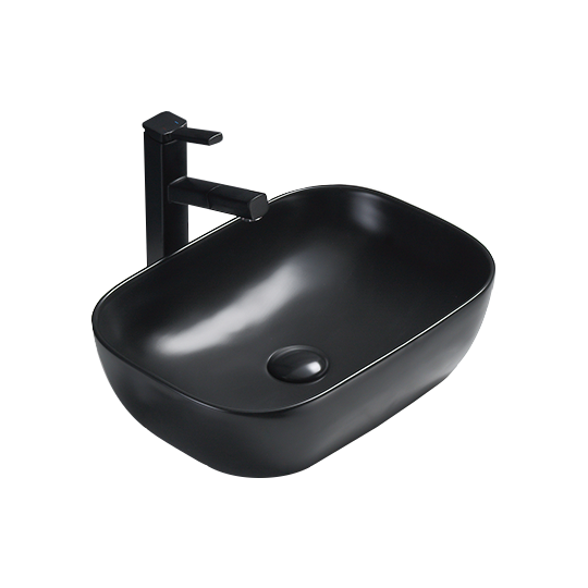 Rita Countertop Washbasin - Matte Black – Bathroom Store Ireland