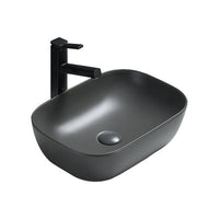 Rita Countertop Washbasin - Gray Dark Matte - Bathroom Store Ireland