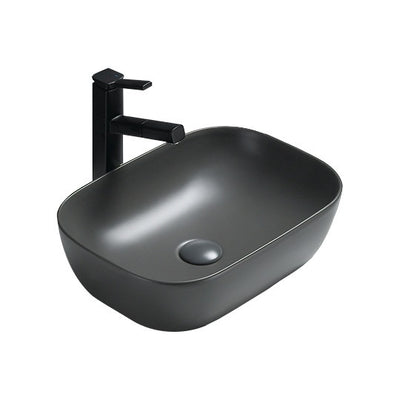 Rita Countertop Washbasin - Gray Dark Matte - Bathroom Store Ireland