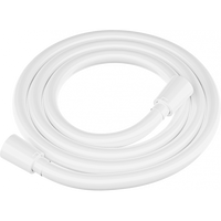 Silicone Shower Hose 1500mm - White - Bathroom Store Ireland