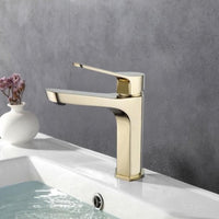 Taps Gold Basin Mixer Tap | WG-235 Mexen