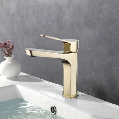 Taps Gold Basin Mixer Tap | WG-235 Mexen