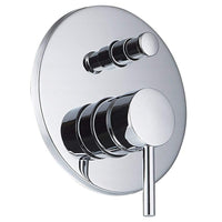 Taps Mexen Lua Chrome Wall Mounted Basin Tap Mexen