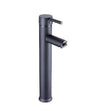 Mexen Lua - High Washbasin Tap with Straight Spout in Black
