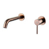 Taps Rose Gold Wall Mounted Taps | WG-239 Mexen