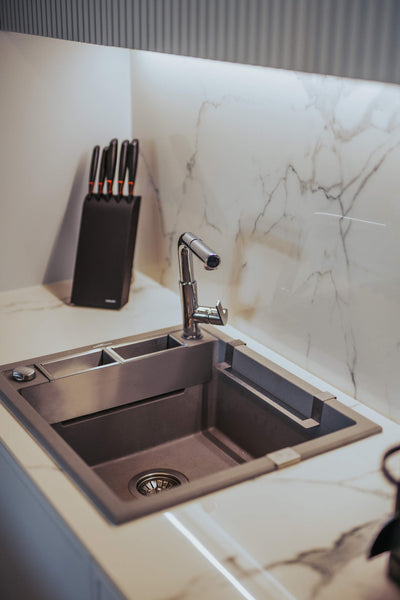Magnetic Accessories set for sink - nero - Deante