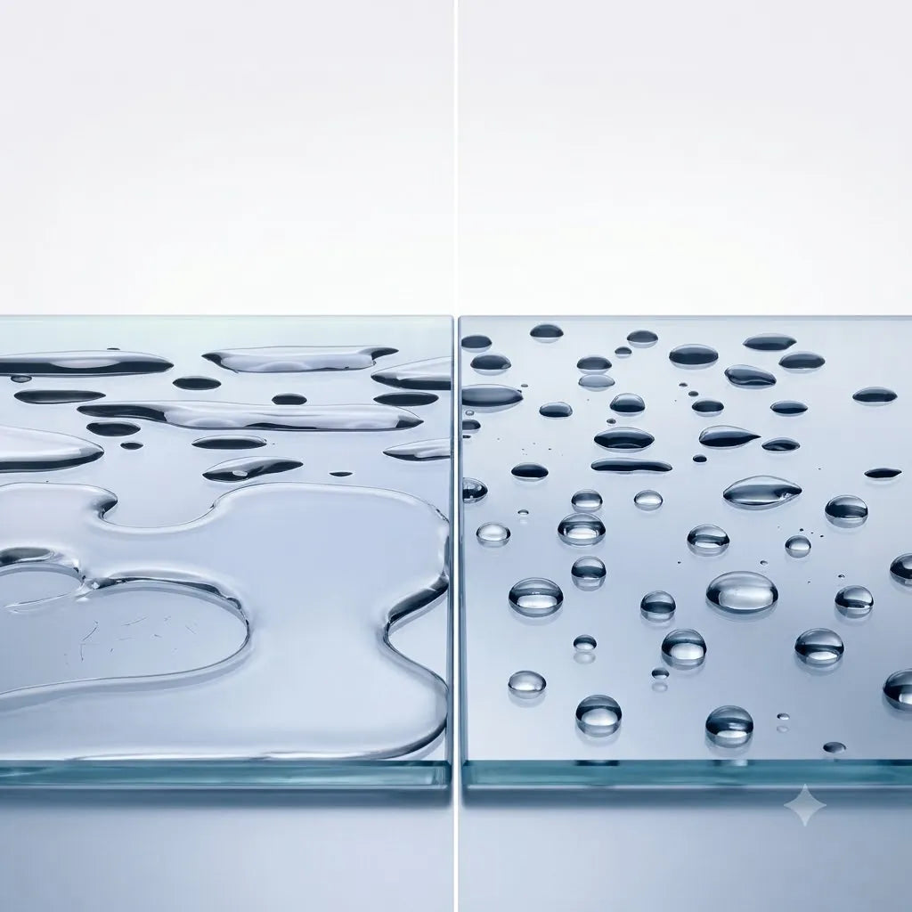 An easy to clean shower screen, every day