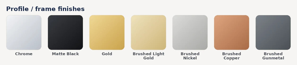 Frame colours